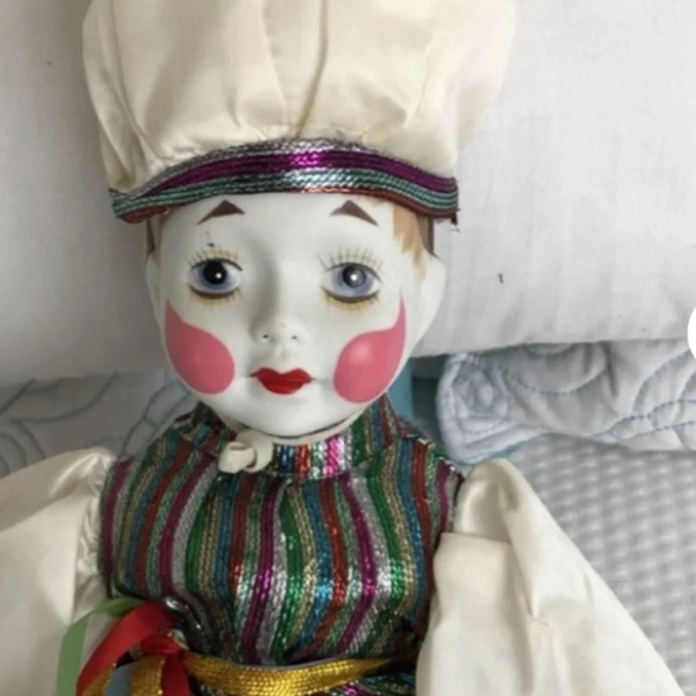 Harley Quinn vintage porcelain doll